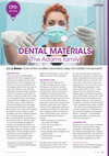 Research paper thumbnail of Dental materials: The Adams family