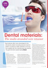 Research paper thumbnail of Dental materials: The multi-stranded wire retainer