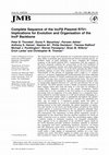 Research paper thumbnail of Complete sequence of the IncPβ plasmid R751: implications for evolution and organisation of the IncP backbone 1 1 Edited by J. Karn