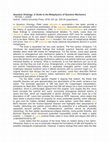 Research paper thumbnail of Quantum Ontology Book Review