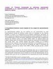 Research paper thumbnail of ¡Leyes vs. Techos! Evaluando la reformas electorales orientadas a la representación política de las mujeres en América Latina