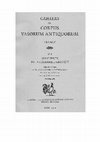 Research paper thumbnail of The Clients of Laconian Black-Figure Vases, in J. de la Genière (ed.), Les clients de la céramique grecque. Actes du Colloque de l’Académie des Inscriptions et Belles-Lettres, Paris 30-31 Janvier 2004 (Cahiers du Corpus Vasorum Antiquorum 1, 2006) 75-83