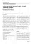 Research paper thumbnail of Arsenopyrite and pyrite bioleaching: evidence from XPS, XRD and ICP techniques