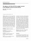 Research paper thumbnail of The influence of El Niño 1997–98 on pelagic ostracods in the Humboldt Current Ecosystem off Peru