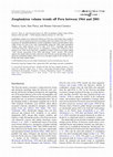 Research paper thumbnail of Zooplankton volume trends off Peru between 1964 and 2001