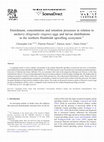 Research paper thumbnail of Enrichment, concentration and retention processes in relation to anchovy ( Engraulis ringens) eggs and larvae distributions in the northern Humboldt upwelling ecosystem