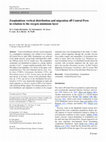 Research paper thumbnail of Zooplankton vertical distribution and migration off Central Peru in relation to the oxygen minimum layer