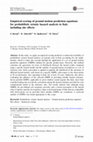 Research paper thumbnail of Empirical scoring of ground motion prediction equations for probabilistic seismic hazard analysis in Italy including site effects