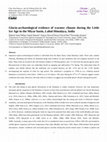 Research paper thumbnail of Glacio-archaeological evidence of warmer climate during the Little Ice Age in the Miyar basin, Lahul Himalaya, India