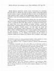 Research paper thumbnail of Rassegna Critica a Michel Masson, Du sémitique en grec