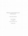 Research paper thumbnail of Fibrations, Logical Predicates and Indeterminates