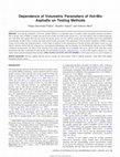 Research paper thumbnail of The dependence of volumetric parameters of hot mix asphalts on testing methods