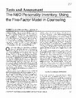 Research paper thumbnail of The NEO Personality Inventory: Using the Five‐Factor ModeI in Counseling