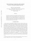 Research paper thumbnail of Superconducting to normal state phase boundary in arrays of ultrasmall Josephson junctions