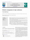 Research paper thumbnail of Defensive arrangements in Coptic architecture