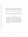 Research paper thumbnail of Finite-size scaling and damage spreading in Ising systems with multispin interactions