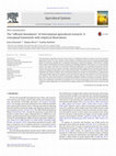 Research paper thumbnail of The “efficient boundaries” of international agricultural research: A conceptual framework with empirical illustrations