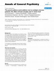 Research paper thumbnail of The paced auditory serial addition test in multiple sclerosis patients: the effect of brain atrophy and T1 lesion load