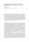 Research paper thumbnail of Investigating the effect of the thickness of the surficial non-liquefiable layer to the surface manifestation of liquefaction-induced failures