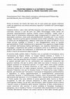 Research paper thumbnail of Celestino Endrici e le autorità italiane: dall'Italia liberale al primo fascismo 1919-1926