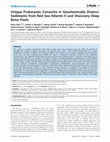 Research paper thumbnail of Unique Prokaryotic Consortia in Geochemically Distinct Sediments from Red Sea Atlantis II and Discovery Deep Brine Pools