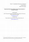 Research paper thumbnail of Organisational Ethical Decision Making in Islamic Financial Institutions: A Conceptual Framework.