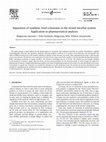 Research paper thumbnail of Separation of synthetic food colourants in the mixed micellar system