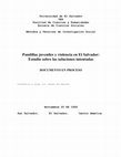 Research paper thumbnail of ESTUDIO SOBRE LOS INTENTOS DE SOLUCIÓN A LA VIOLENCIA DE PANDILLAS EN EL SALVADOR (1995-1999)