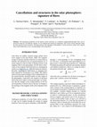 Research paper thumbnail of Cancellations and structures in the solar photosphere: signature of flares