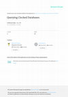 Research paper thumbnail of Querying Clocked Databases