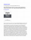 Research paper thumbnail of Book Review: State of White Supremacy: Racism, Governance, and the United States (Online and PDF).