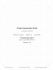 Research paper thumbnail of Prolog Programming in Depth