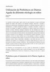 Research paper thumbnail of Justificación probióticos en EDA