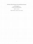 Research paper thumbnail of Paul D. Jorgensen, "The Politics of Policy Formulation: Overcoming Subsystem Dynamics." In Michael Howlett and Ishani Mukherjee (eds.), Handbook of Policy Formulation (Cheltenham, UK: Edward Elgar, 2017), 449-462.