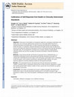 Research paper thumbnail of Calibration of self‐reported oral health to clinically determined standards