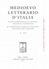 Research paper thumbnail of «Diremmo comme li pone frà Thomaxe d’Aquino». Appunti linguistici su due volgarizzamenti trecenteschi del De articulis fidei ("Medioevo Letterario d'Italia", 12, 2015)