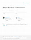 Research paper thumbnail of A mobile-based home automation system