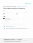 Research paper thumbnail of Smart Regulation and Risk Management