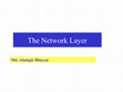 Research paper thumbnail of 11. The Network Layer.pptx