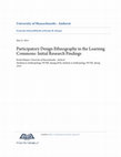 Research paper thumbnail of Participatory Design Ethnography in the Learning Commons: Initial Research Findings