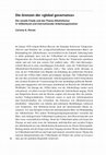 Research paper thumbnail of “Die Grenzen der «global governance» Der soziale Friede und das Thema Alkoholismus in Völkerbund und Internationaler Arbeitsorganisation,”