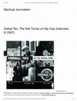 Research paper thumbnail of "Verbal Tec: The Nat Turner of Hip Hop"