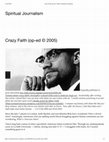 Research paper thumbnail of "Crazy Faith"