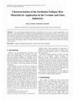 Research paper thumbnail of Characterization of the Jordanian Feldspar Raw Materials for Application in the Ceramic and Glass Industries