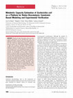 Research paper thumbnail of Metabolic capacity estimation of Escherichia coli as a platform for redox biocatalysis: constraint‐based modeling and experimental verification