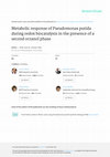 Research paper thumbnail of Metabolic response of Pseudomonas putida during redox biocatalysis in the presence of a second octanol phase