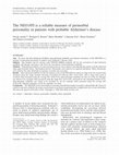 Research paper thumbnail of The NEO‐FFI is a reliable measure of premorbid personality in patients with probable Alzheimer's disease