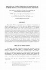 Research paper thumbnail of Rheological Characterization of Suspensions of Sucrose Crystals in Saturated Sucrose Solutions