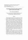 Research paper thumbnail of Sustainable Food Waste Prevention Strategies to Achieve Food Security in India