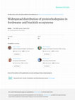 Research paper thumbnail of Widespread distribution of proteorhodopsins in freshwater and brackish ecosystems